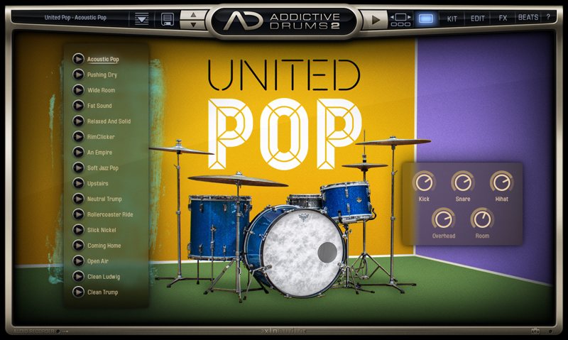 Addictive Drums 2 UNITED POP