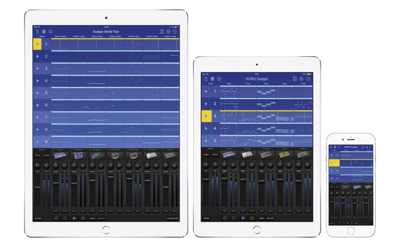 Korg Gadget For Ios 世界が認めたipad Iphone用の音楽制作アプリ リアルワークスdtm