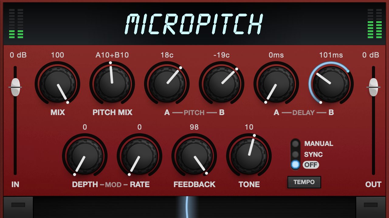 Micropitch Eventideのピッチシフター プラグイン リアルワークスdtm