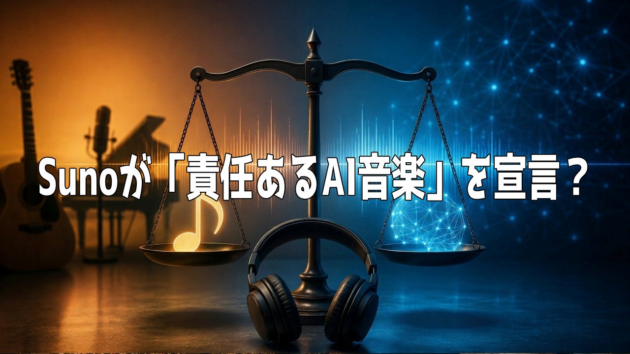 Sunoが「責任あるAI音楽」を宣言?画像1